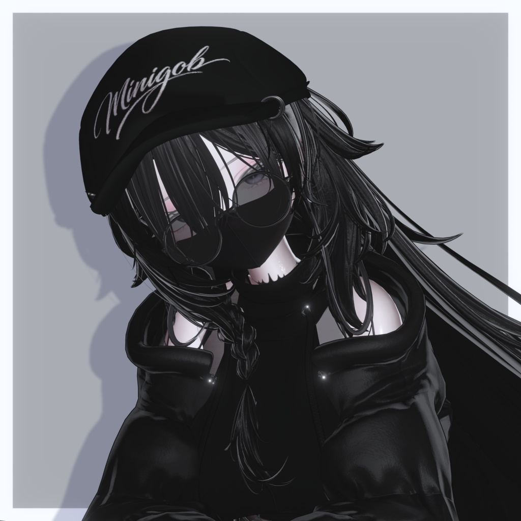 【無料】【8アバター対応】Simple Cap【VRChat想定】