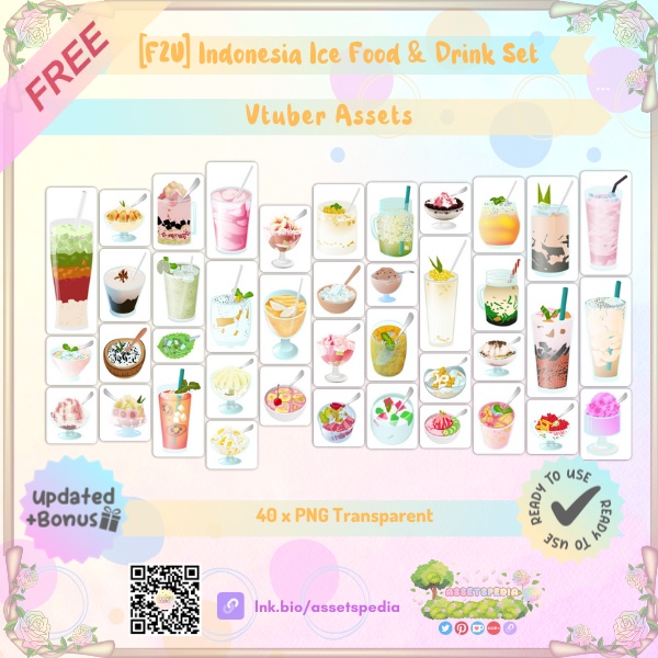[F2U] Indonesia Ice Food and Drink Assets
