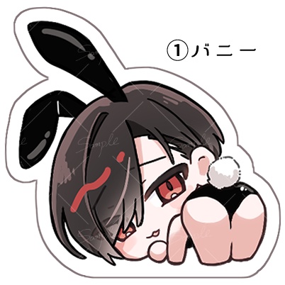 着せかえ有明さん自立ミニアクリルブロック【8mm厚】