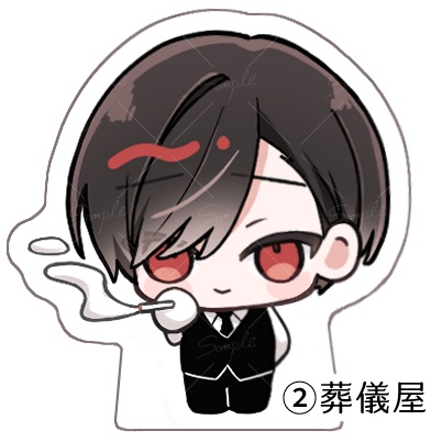 着せかえ有明さん自立ミニアクリルブロック【8mm厚】