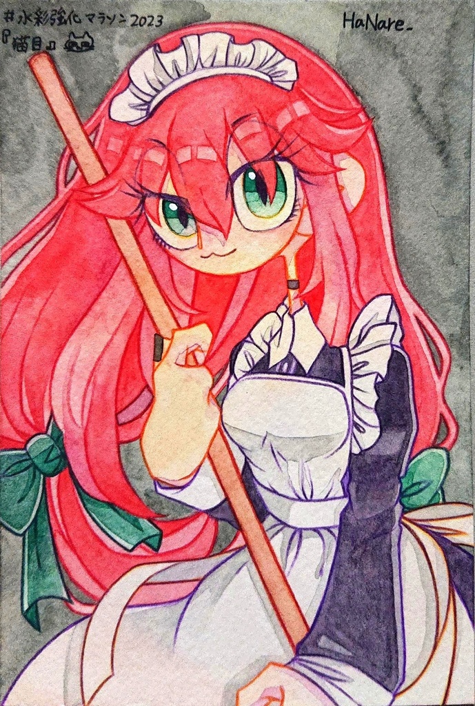 原画『猫メイドちゃん』