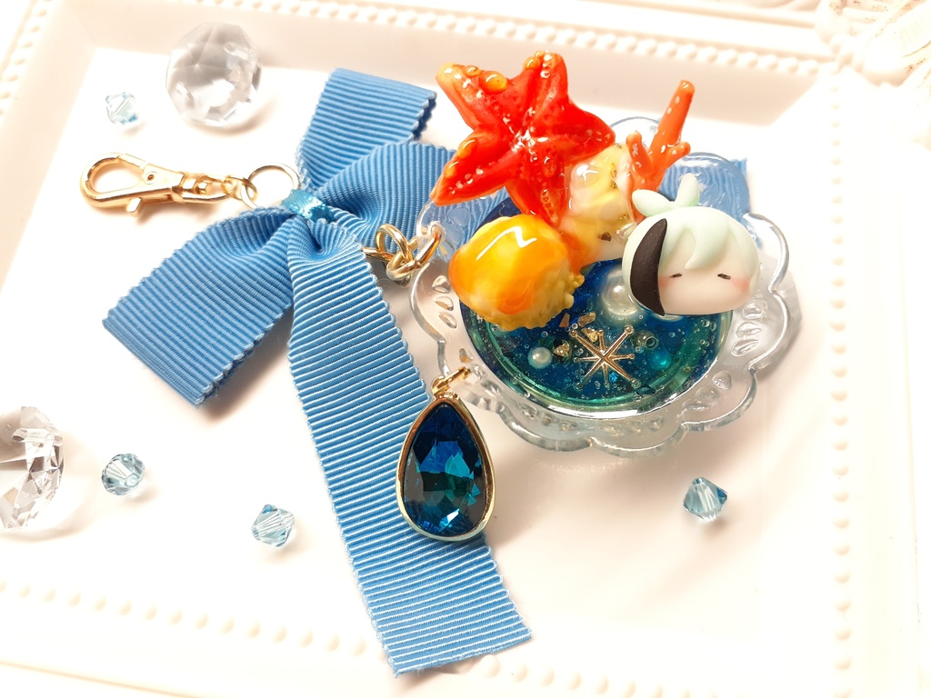 フロイド クリアゼリーリボンチャーム