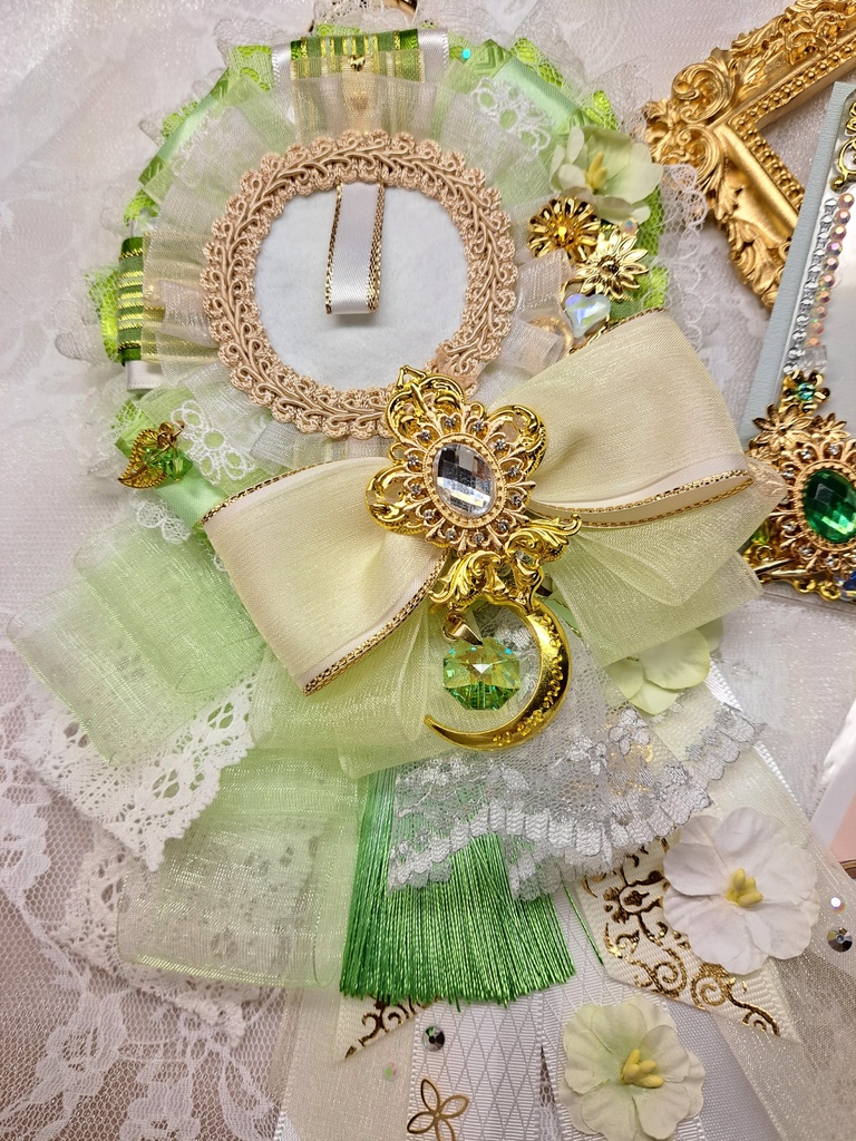 〖ゆっこ様〗硬質カードケースデコ ロゼット 計3点