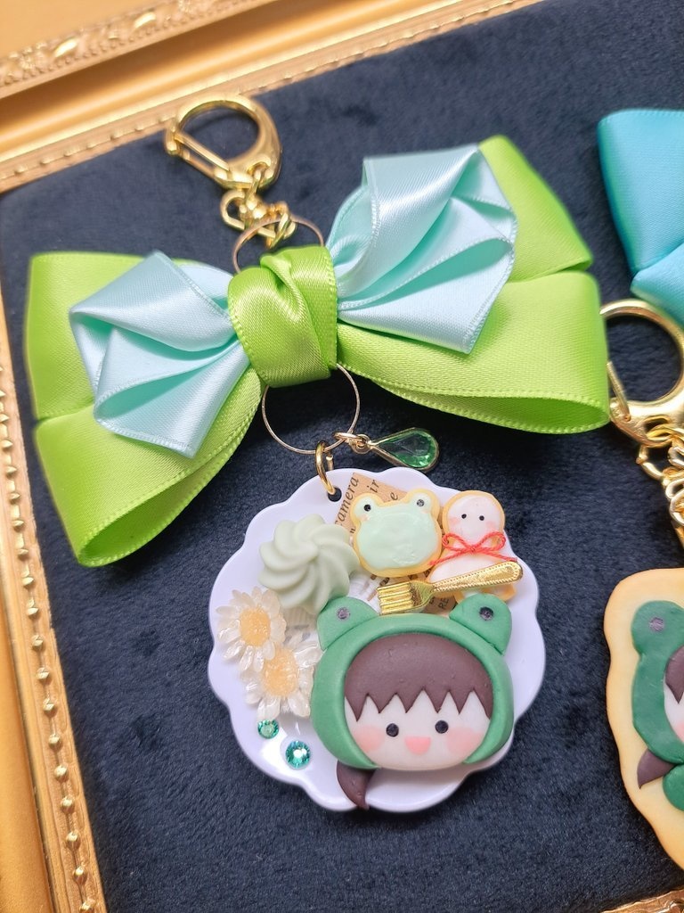 【碧海様】「オリキャラ」 プレート・クッキーチャーム 3点