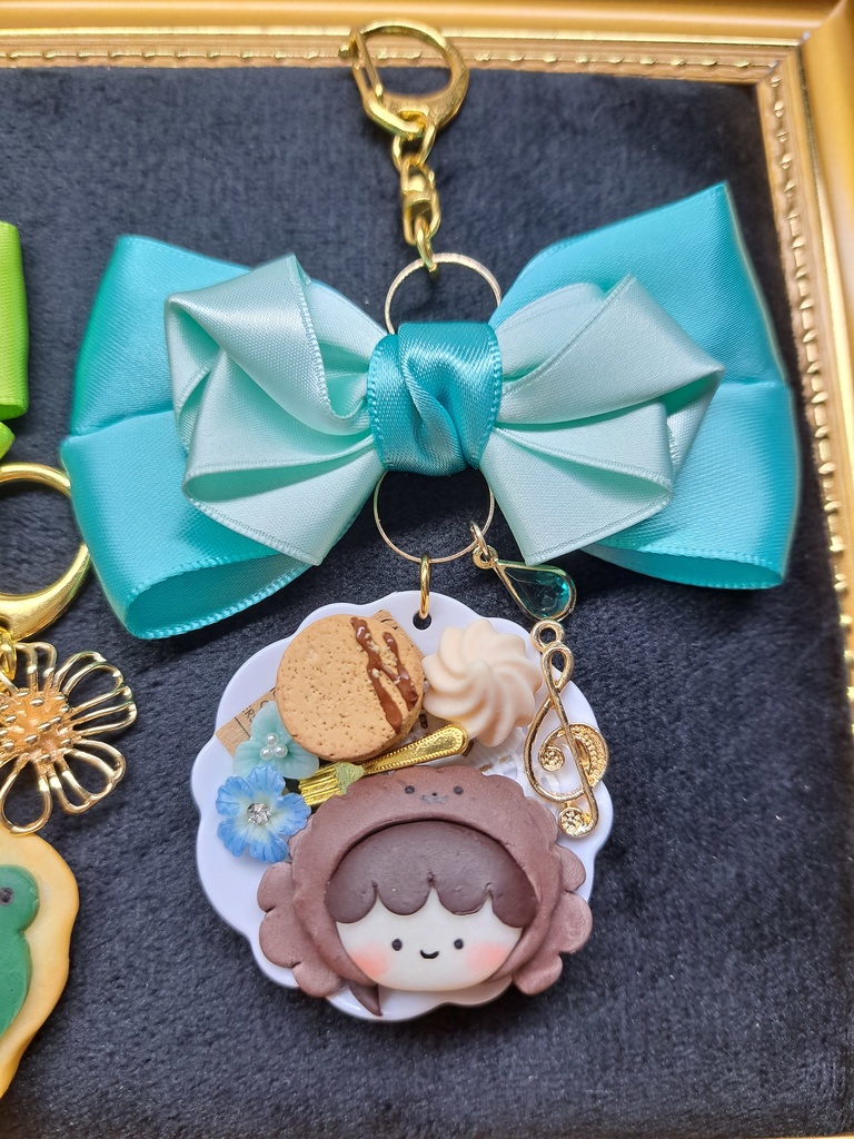 【碧海様】「オリキャラ」 プレート・クッキーチャーム 3点