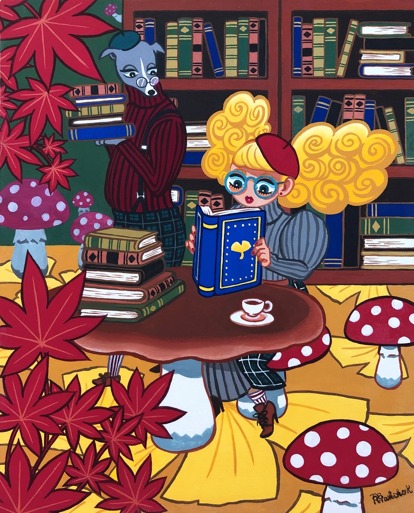 【原画】Autumn Library