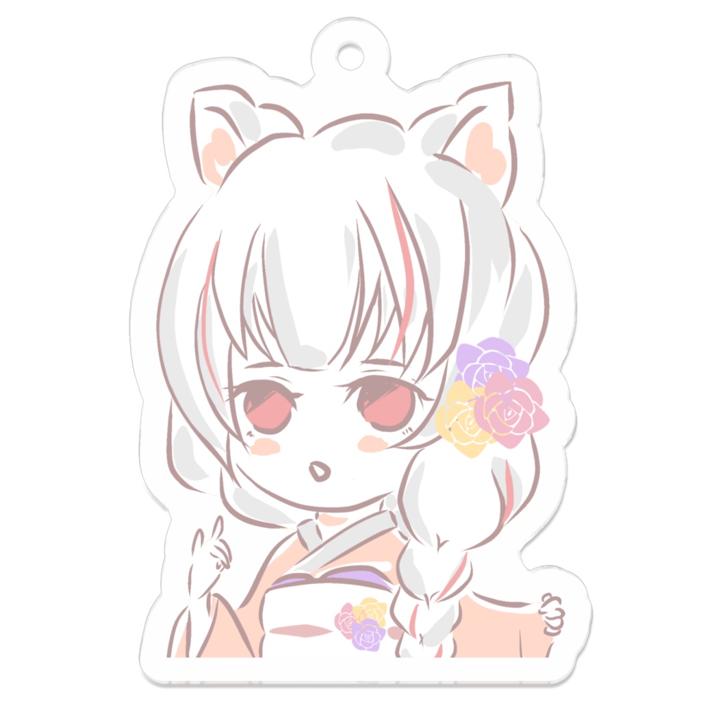 パステルはなさんキーホルダー《アップ》