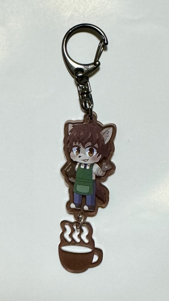 カナタ チャーム付きミニアクリルキーホルダー