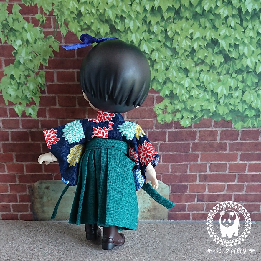 【オビツ11サイズ】 着物&ハカマ 2点セット