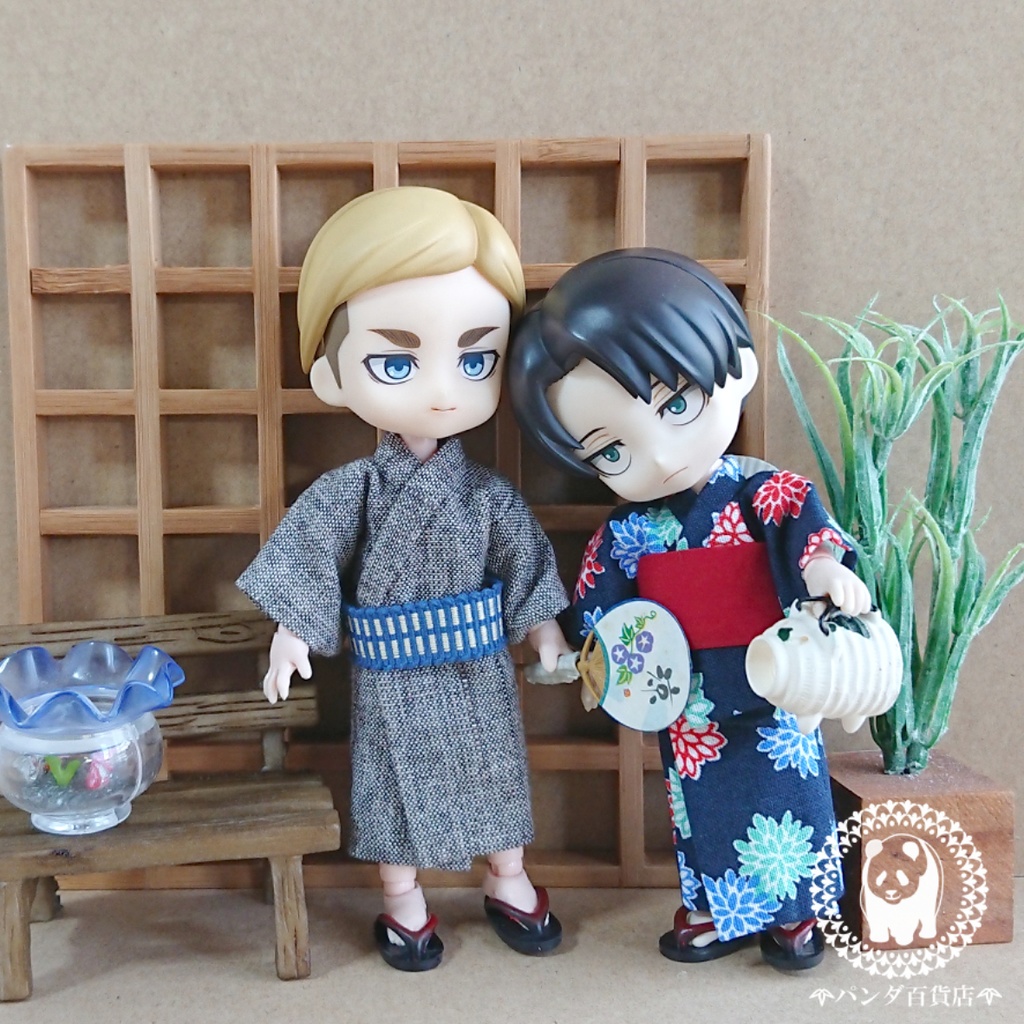 【オビツ11サイズ】 浴衣(女子用)&帯 2点セット