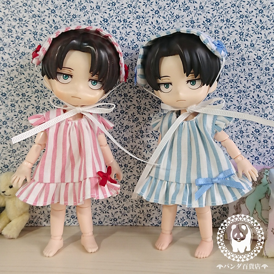 【オビツ11サイズ】 ワンピース&ヘッドドレス2点セット