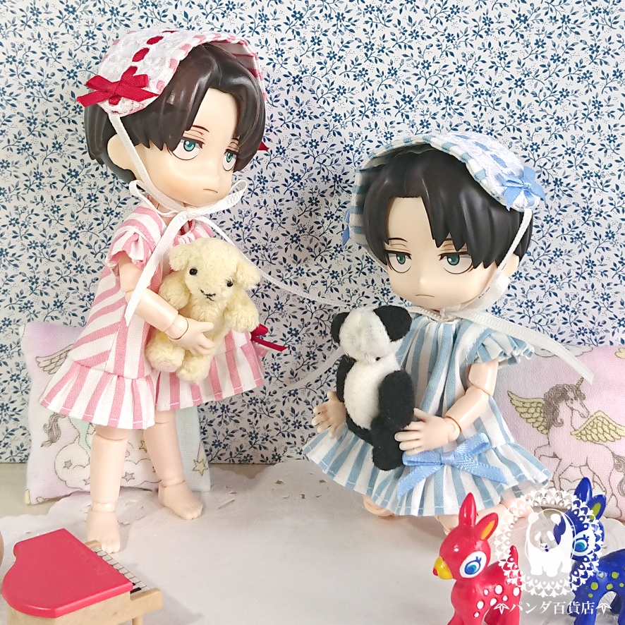 【オビツ11サイズ】 ワンピース&ヘッドドレス2点セット