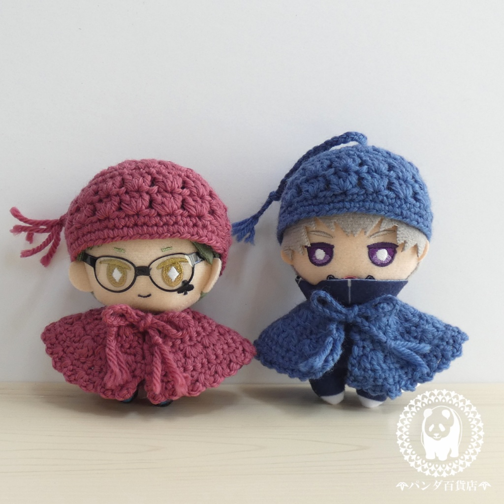 【10cm~12cmぬいぐるみ用】毛糸ケープ