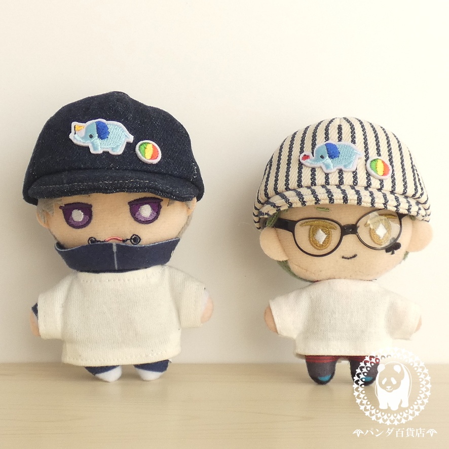 【10cm~12cmぬいぐるみ用】野球帽 (ゾウ)