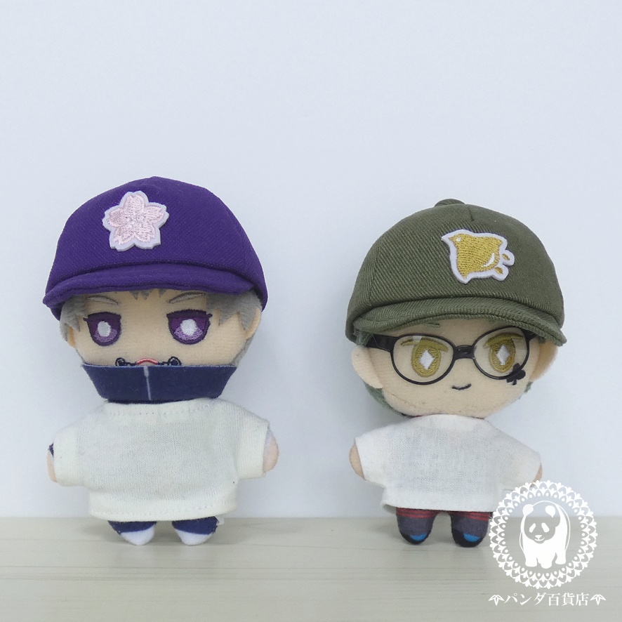 【10cm~12cmぬいぐるみ用】野球帽 (和柄)