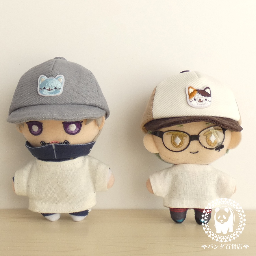 【10cm~12cmぬいぐるみ用】野球帽 (ネコ)