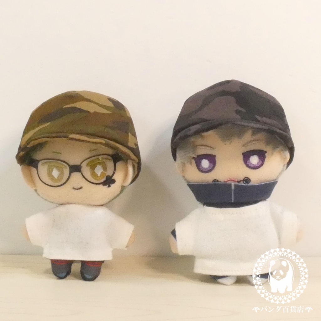 【10cm~12cmぬいぐるみ用】野球帽 (迷彩柄)