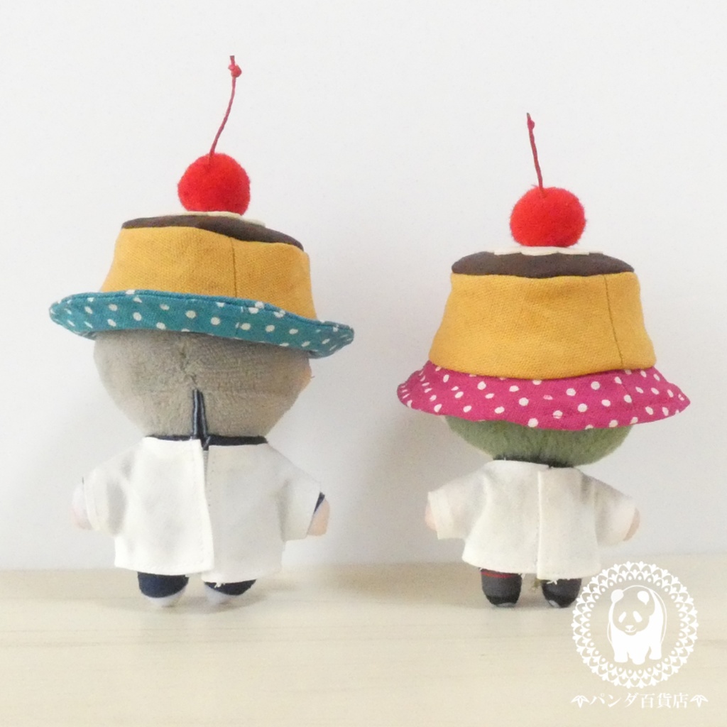 【10cm~12cmぬいぐるみ用】レトロプリン帽