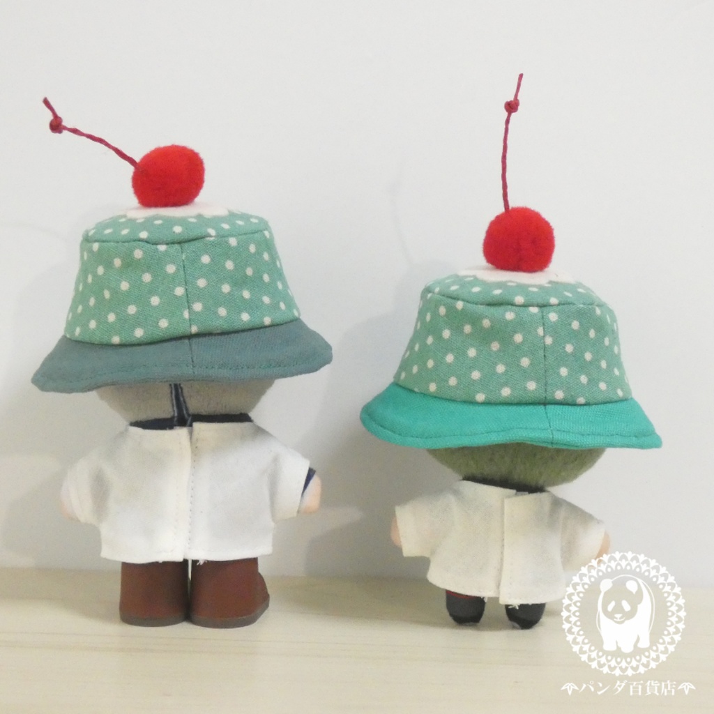 【10cm~12cmぬいぐるみ用】クリームソーダ帽