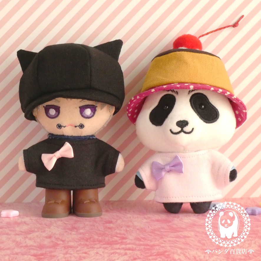 【12cmぬいぐるみ用】リボンTシャツ