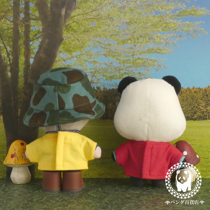 【12cmぬいぐるみ用】キノコ柄Tシャツ