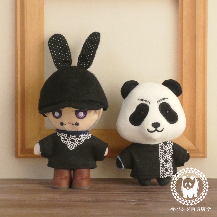 【12cmぬいぐるみ用】レース柄Tシャツ