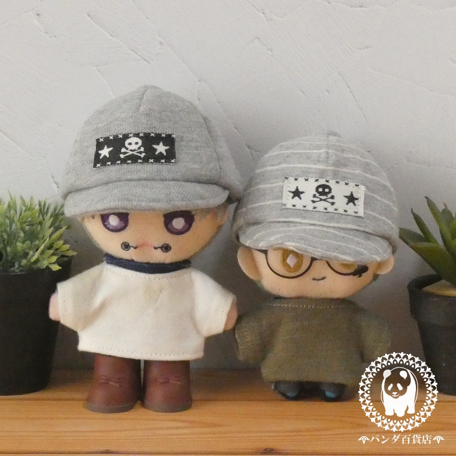 【10cm~12cmぬいぐるみ用】野球帽 (ニット地)