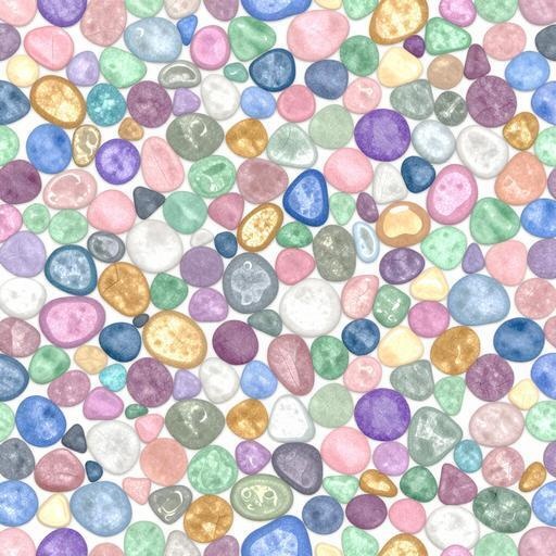 宝石、クリスタル素材｜ピンク・パープル・イエローカラー｜gem, crystal｜M0019