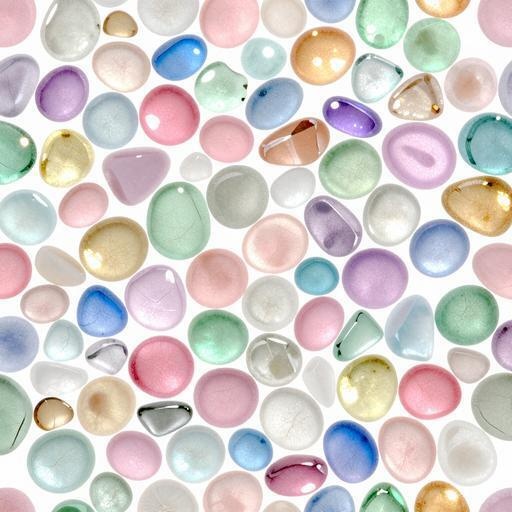 宝石、クリスタル、ストーン素材｜ブルー・グリーン・イエローカラー｜gem, crystal, stone｜M0031