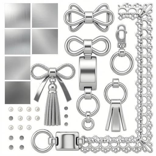 金属素材｜シルバーカラー｜metal｜M0440