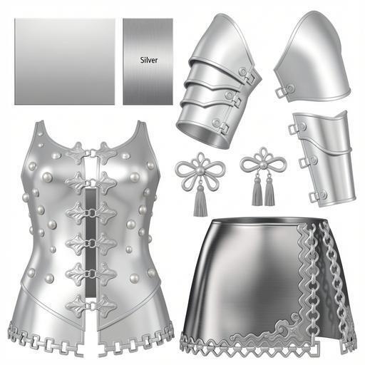 金属素材｜シルバーカラー｜metal｜M0441