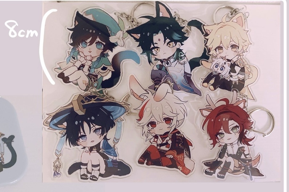 風男子アクリルキーホルダー