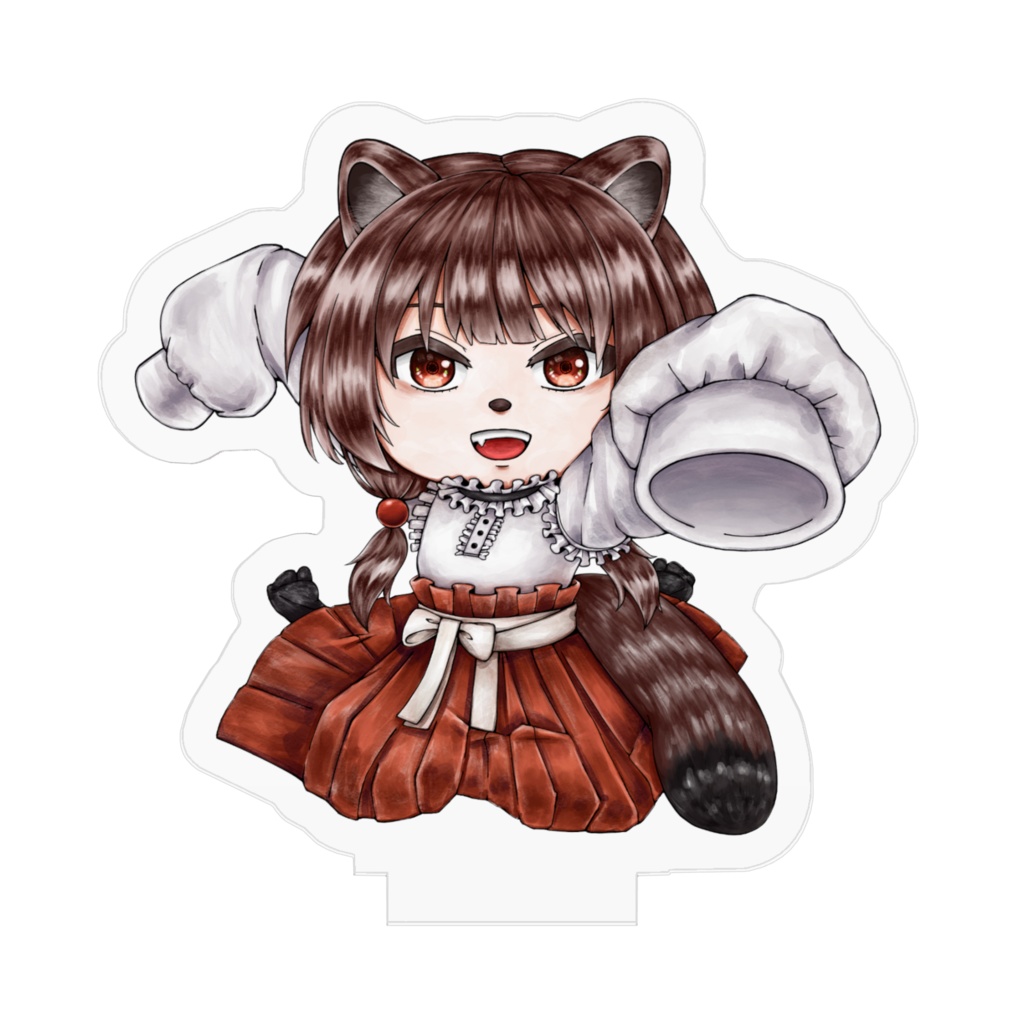 わたぬきすみれ(ちびたぬきの姿)アクスタ