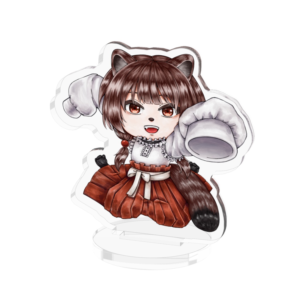 わたぬきすみれ(ちびたぬきの姿)アクスタ