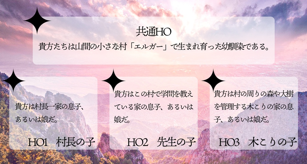 【CoC】果ては春のティル・ナ・ノーグ