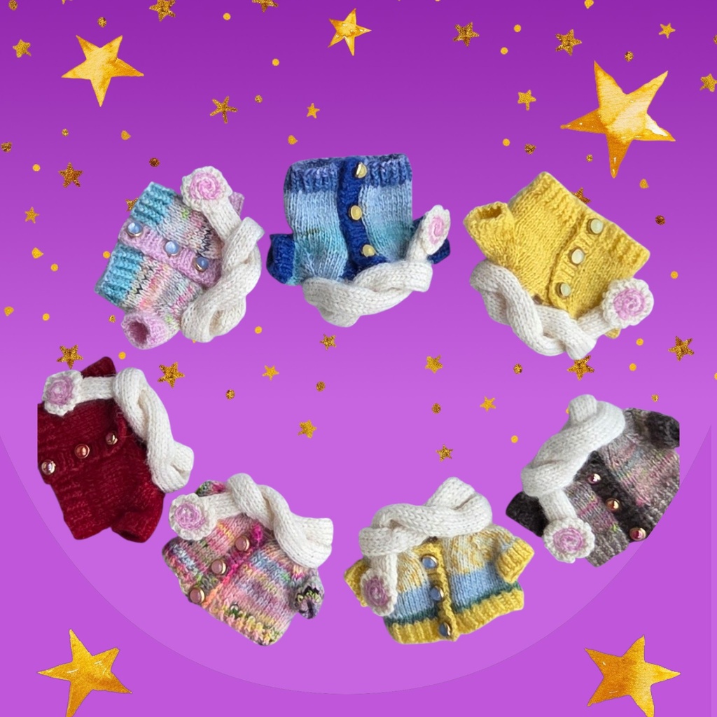 マフラー一体型ニット(スリムタイプ)