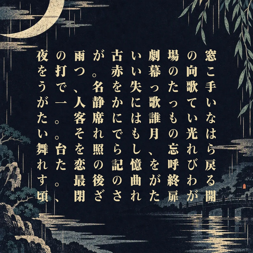 宵明朝 YoiMincho【フォント】— 夜に映えるエモーショナル明朝|常用漢字2,136字