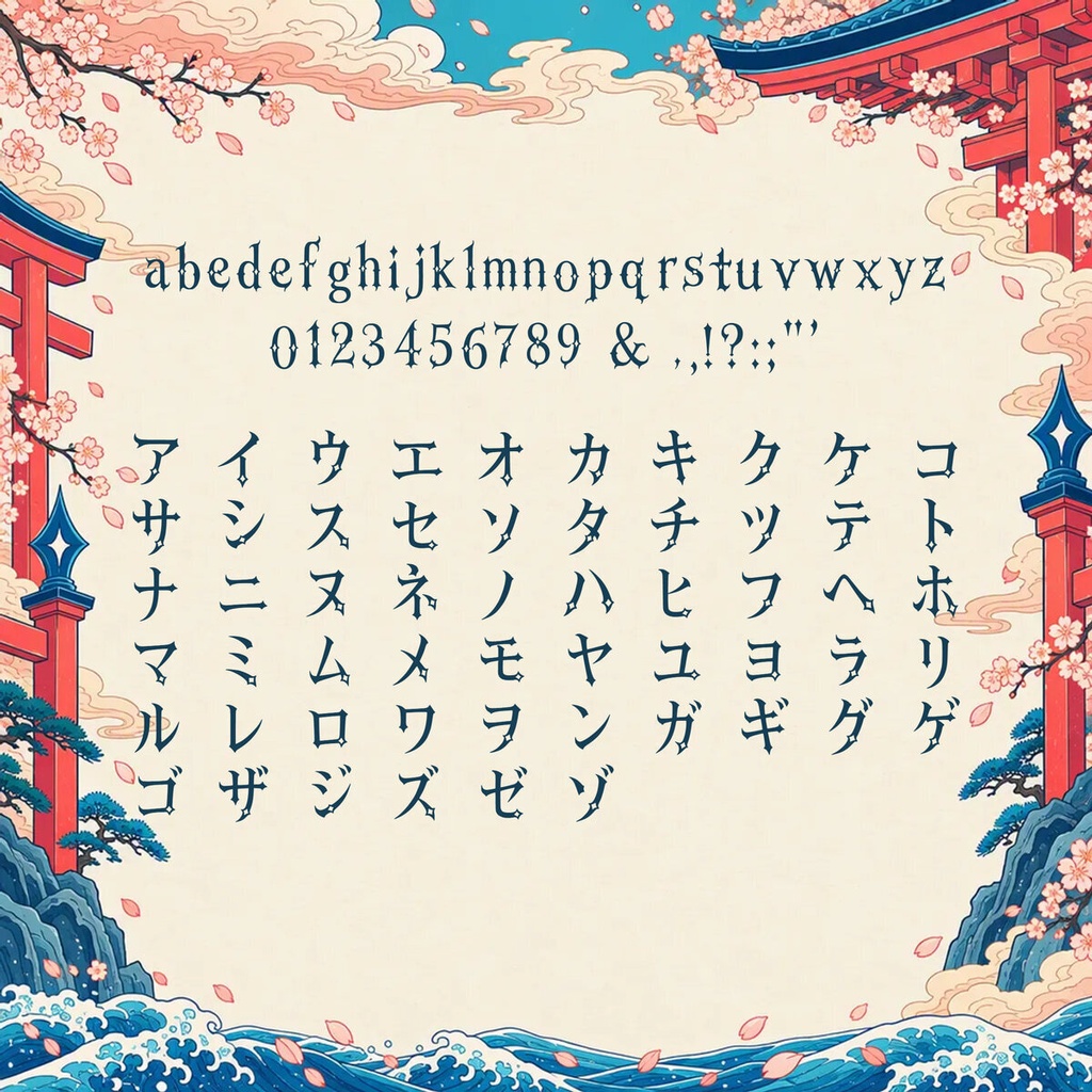神殿 Shinden【フォント】 — 黄金の重厚装飾書体|常用漢字2,136字