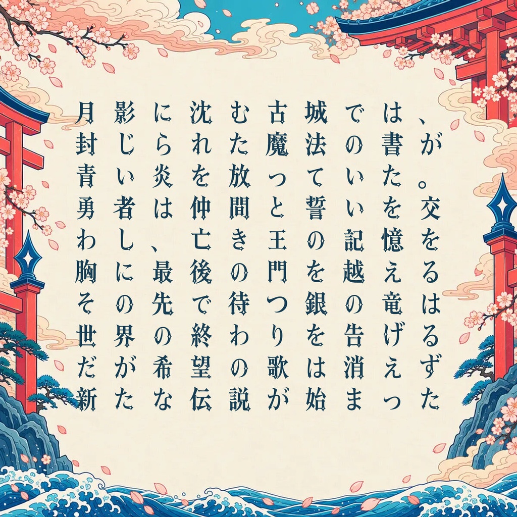 神殿 Shinden【フォント】— 黄金の重厚装飾書体|常用漢字2,136字