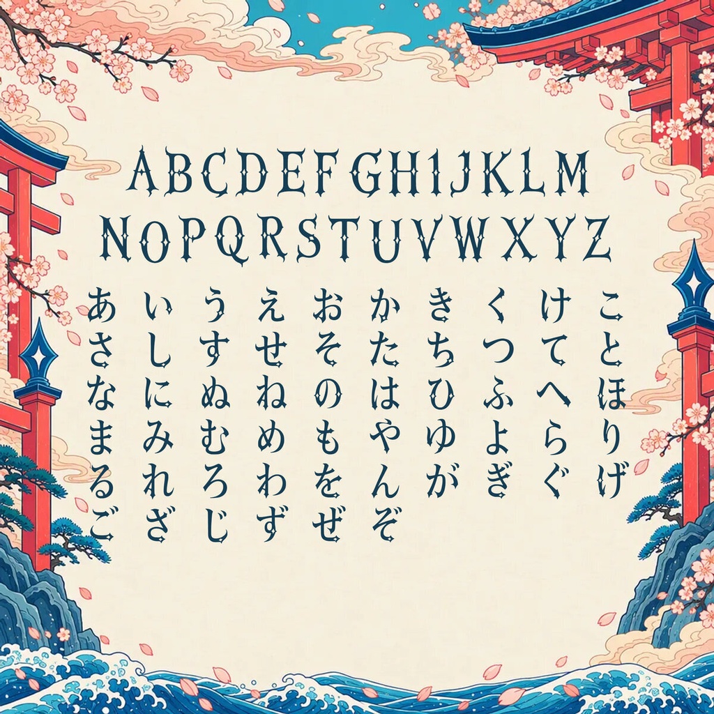 神殿 Shinden【フォント】 — 黄金の重厚装飾書体|常用漢字2,136字