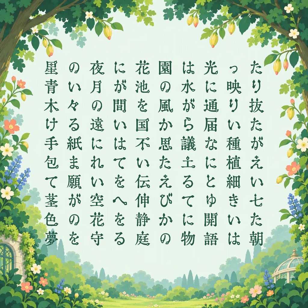 星花 Seika【フォント】— 芽吹くアールヌーヴォー書体|常用漢字2,136字