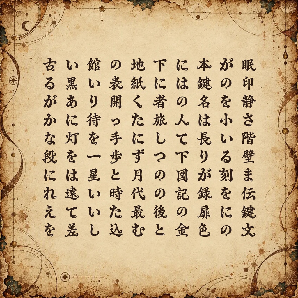 天啓 Tenkei【フォント】— 蛇行するバロック彫刻書体|常用漢字2,136字