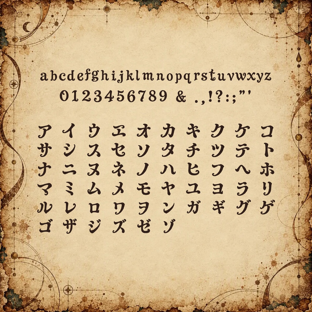 天啓 Tenkei【フォント】— 蛇行するバロック彫刻書体|常用漢字2,136字