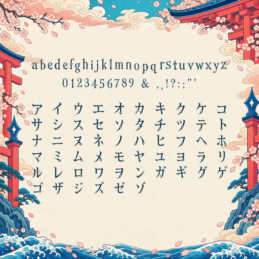 【無料・商用可】神殿 Shinden Free【フォント】|かな・英数字362文字
