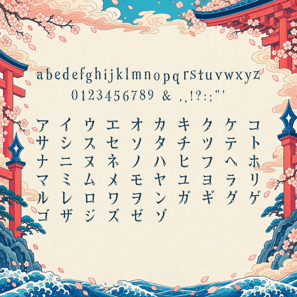 【無料・商用可】神殿 Shinden Free【フォント】|かな・英数字362文字