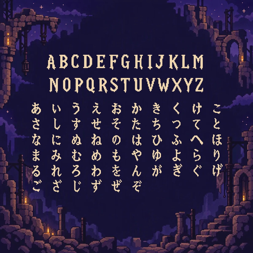 【無料・商用可】鉄骨 Tekkotsu Free【フォント】|かな・英数字362文字