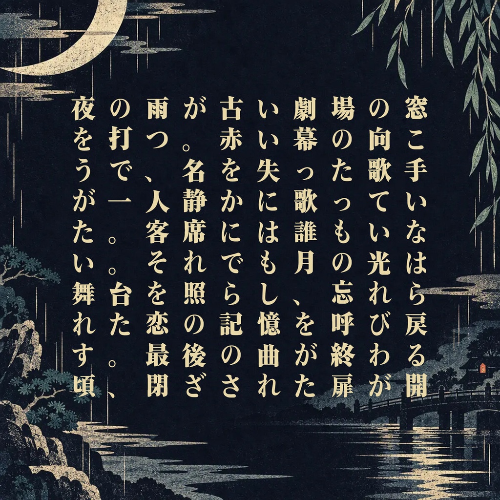 宵明朝 YoiMincho Standard【フォント】|かな・英数字301文字