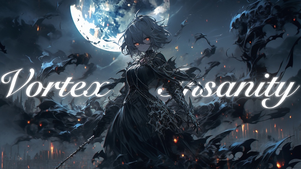【フリーBGM】狂乱の敵との戦闘曲「Vortex of Insanity」【戦闘・ダーク・ボス戦・疾走感・dubstep】#freebgm #フリーbgm #戦闘bgm