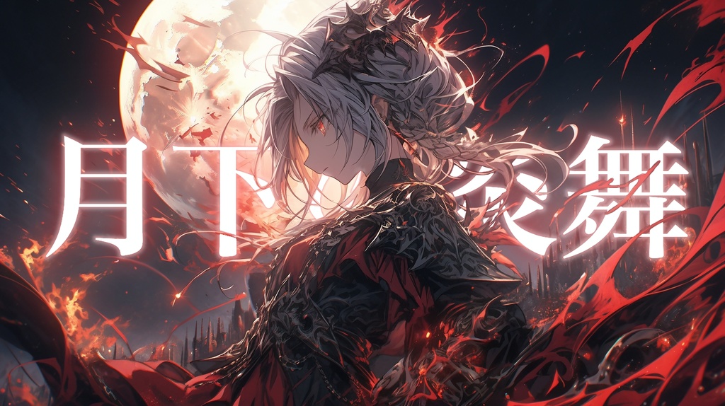 【フリーBGM】月が照らすは、紅き魂の舞い──「月下の炎舞」【疾走感・ロック・かっこいい・ゴシック・戦闘】