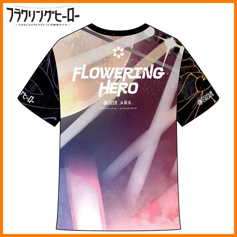 【受注生産】フラワリングヒーローフルグラTシャツ